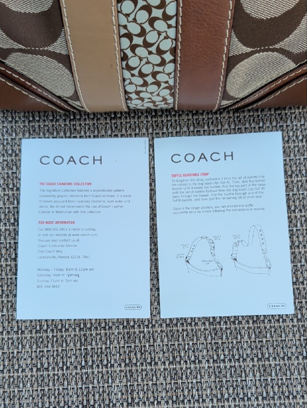 Coach Hampton Signature Shoulder Crossbody (F10542) - Picture 15 of 16